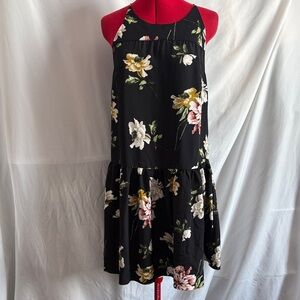 Wishlist Black Floral Midi Dress